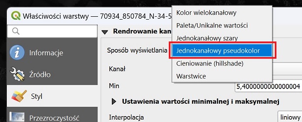 usługi przeglądania WMS i WMTS